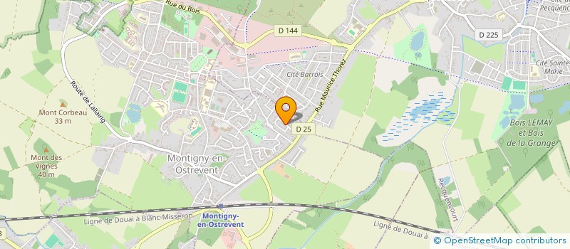 localisation de l'entreprise MONSIEUR OLIVIER DEBRUYNE  MONTIGNY-EN-OSTREVENT