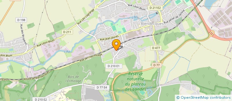 localisation de l'entreprise MONSIEUR OLIVIER DECLERCK à BLENDECQUES