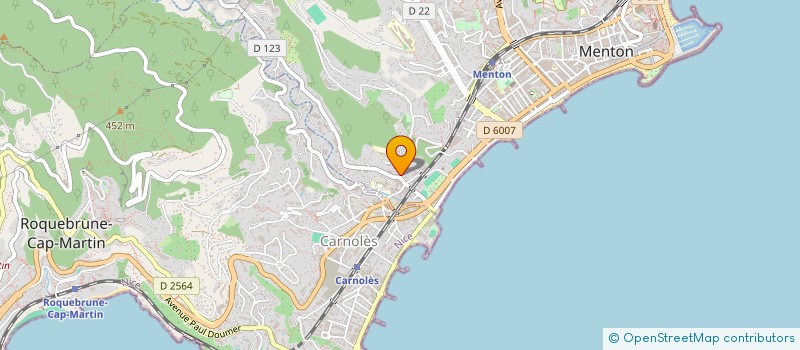 localisation de l'entreprise MONSIEUR OLIVIER DECODTS à MENTON