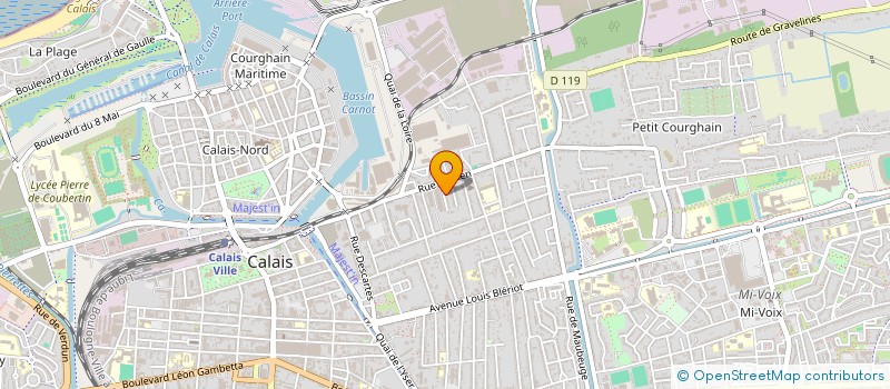 localisation de l'entreprise MONSIEUR OLIVIER DECOUDU  CALAIS