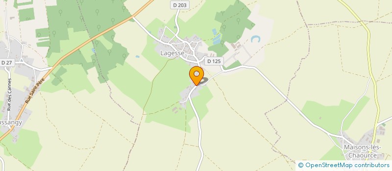 localisation de l'entreprise MONSIEUR OLIVIER DECRECY  MAISONS-LES-CHAOURCE