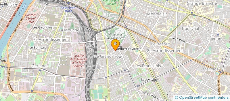 localisation de l'entreprise MONSIEUR OLIVIER DECROUY  LYON
