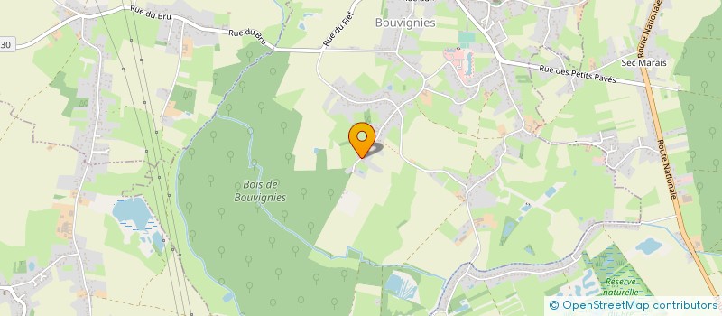 localisation de l'entreprise MONSIEUR OLIVIER DECUPPER à BOUVIGNIES