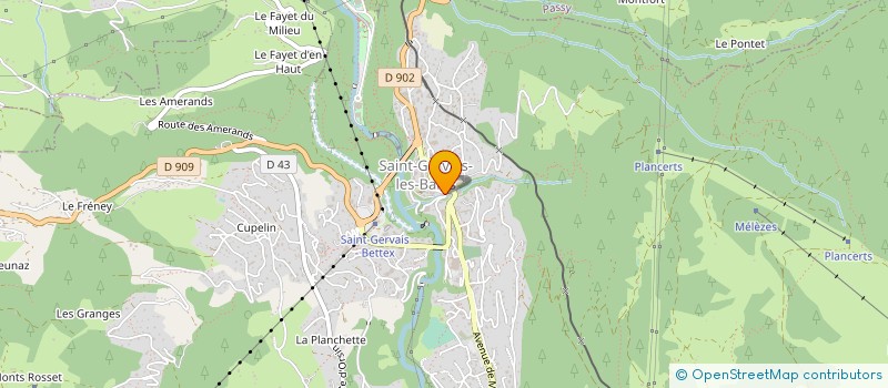 localisation de l'entreprise MONSIEUR OLIVIER DEFAY  SAINT-GERVAIS-LES-BAINS