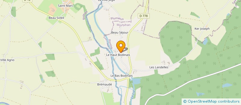 localisation de l'entreprise MONSIEUR OLIVIER DEFFEIN  FORGES DE LANOUEE