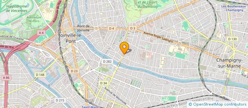 localisation de l'entreprise MONSIEUR OLIVIER DEFRESNE à JOINVILLE-LE-PONT