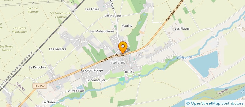 localisation de l'entreprise MONSIEUR OLIVIER DEGOULANGE  SUEVRES