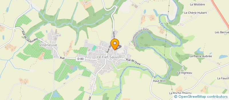 localisation de l'entreprise MONSIEUR OLIVIER DEHOUX à BEAUPREAU-EN-MAUGES