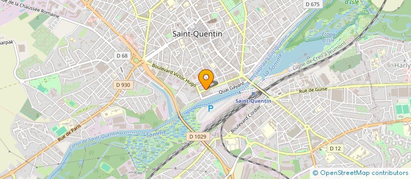 localisation de l'entreprise MONSIEUR OLIVIER DEJEAN à SAINT-QUENTIN