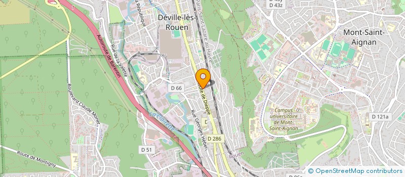 localisation de l'entreprise MONSIEUR OLIVIER DELAHAYE  DEVILLE-LES-ROUEN