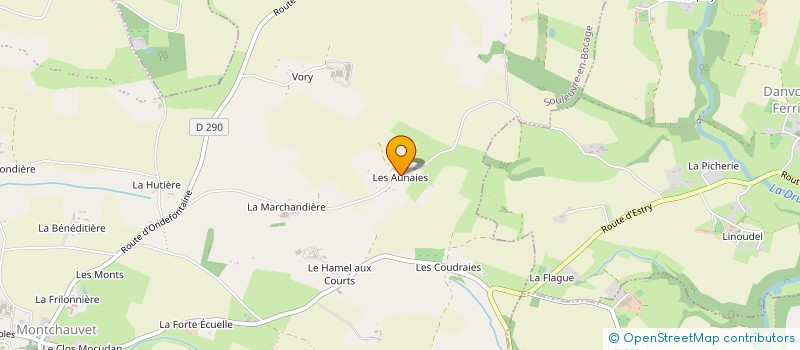 localisation de l'entreprise MONSIEUR OLIVIER DELALANDE à SOULEUVRE EN BOCAGE