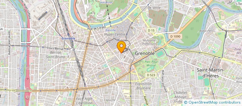 localisation de l'entreprise MONSIEUR OLIVIER DELAMARRE  GRENOBLE