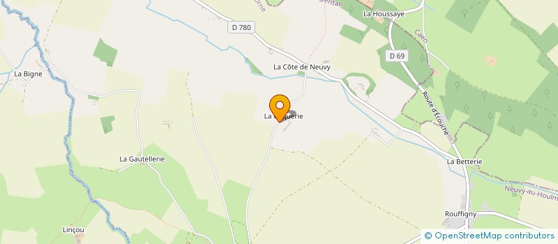 localisation de l'entreprise MONSIEUR OLIVIER DELANGE à NEUVY-AU-HOULME