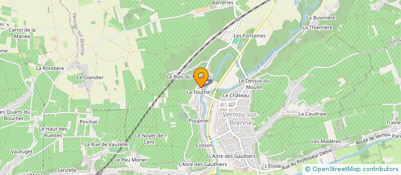 localisation de l'entreprise MONSIEUR OLIVIER DELAPERRIERE à VERNOU-SUR-BRENNE