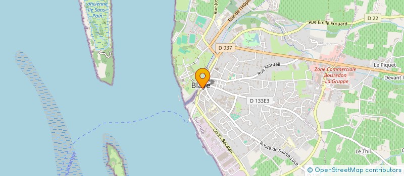 localisation de l'entreprise MONSIEUR OLIVIER DELAS à BLAYE