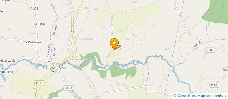 localisation de l'entreprise MONSIEUR OLIVIER DELAUNEY  DANGY