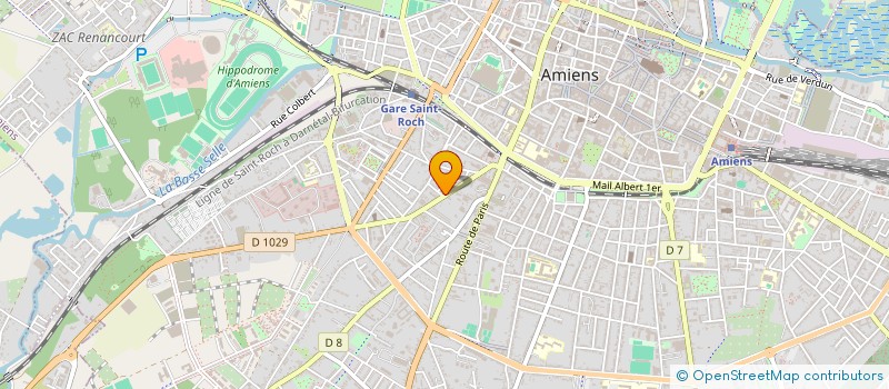 localisation de l'entreprise MONSIEUR OLIVIER DELBARRE  AMIENS