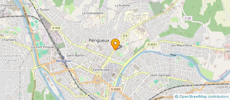 localisation de l'entreprise MONSIEUR OLIVIER DELBERGUE  PERIGUEUX