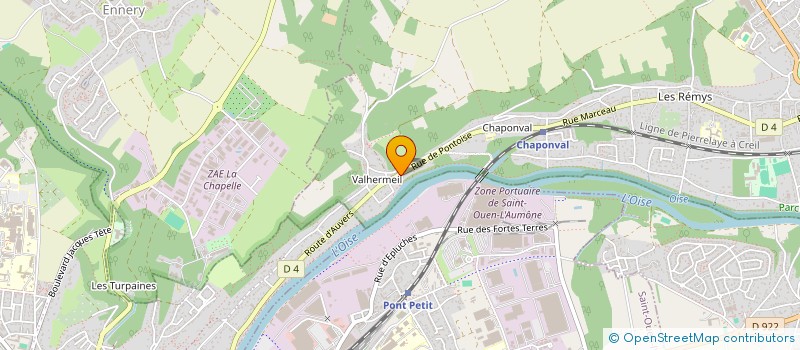 localisation de l'entreprise MONSIEUR OLIVIER DELBURG  AUVERS-SUR-OISE