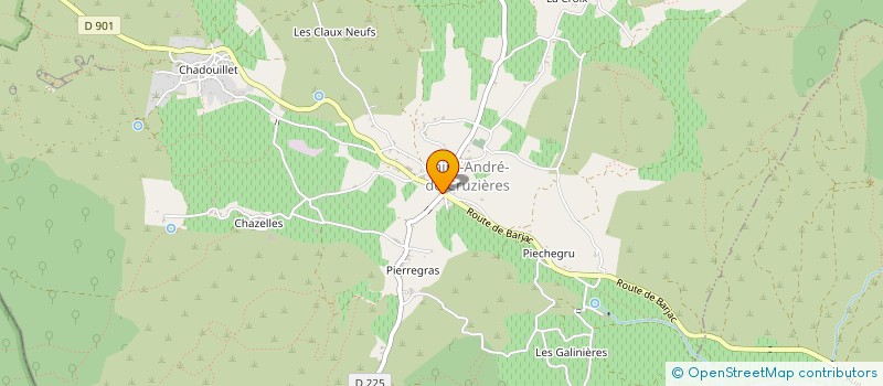 localisation de l'entreprise MONSIEUR OLIVIER DELELIS à SAINT-PAUL-LE-JEUNE