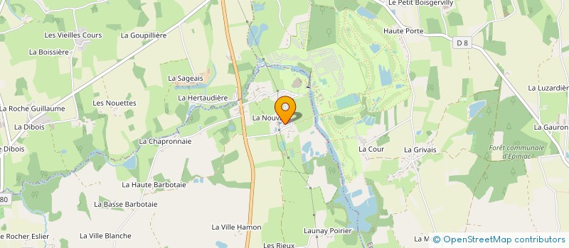 localisation de l'entreprise MONSIEUR OLIVIER DELEPINE  BONNEMAIN