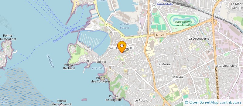 localisation de l'entreprise MONSIEUR OLIVIER DELERY  SAINT-MALO