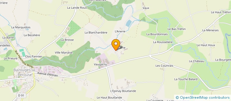 localisation de l'entreprise MONSIEUR OLIVIER DELEURME  RIMOU