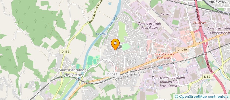 localisation de l'entreprise MONSIEUR OLIVIER DELMAS  LARCHE