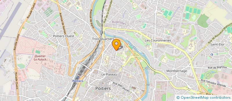 localisation de l'entreprise MONSIEUR OLIVIER DELMAS à POITIERS