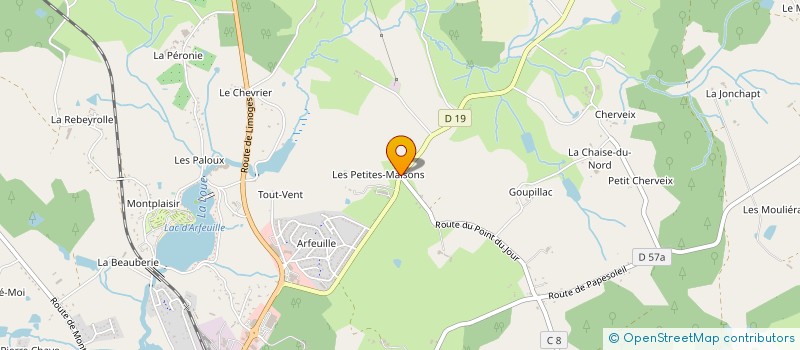 localisation de l'entreprise MONSIEUR OLIVIER DELMOTTE  SAINT-YRIEIX-LA-PERCHE