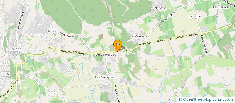 localisation de l'entreprise MONSIEUR OLIVIER DELORME  GORDES