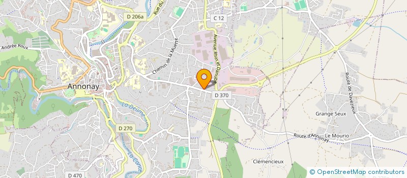 localisation de l'entreprise MONSIEUR OLIVIER DELORME  ANNONAY