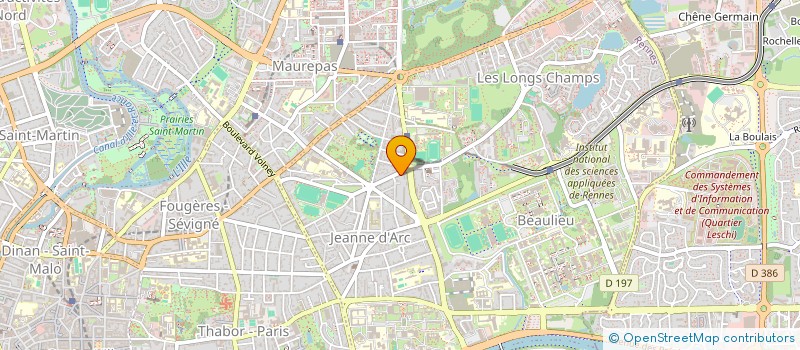 localisation de l'entreprise MONSIEUR OLIVIER DELOUBRIERE  RENNES