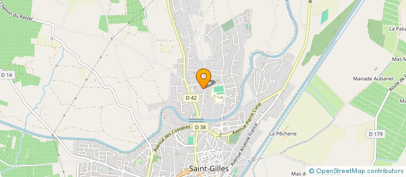 localisation de l'entreprise MONSIEUR OLIVIER DELPECH à SAINT-GILLES