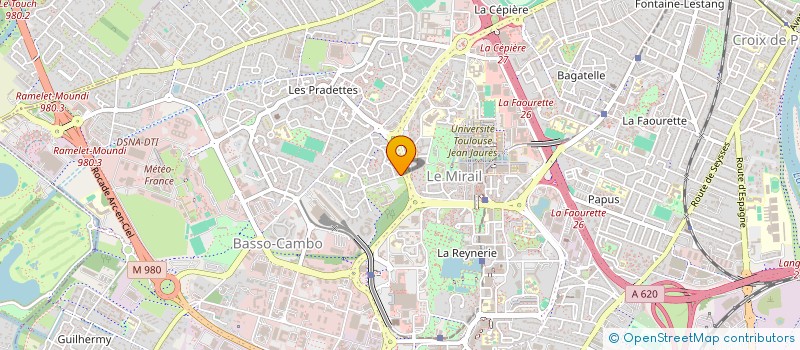 localisation de l'entreprise MONSIEUR OLIVIER DELUGEARD  TOULOUSE