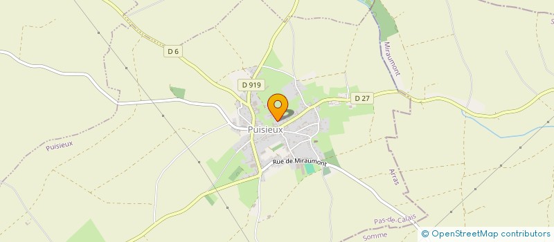 localisation de l'entreprise MONSIEUR OLIVIER DEMAILLY  PUISIEUX