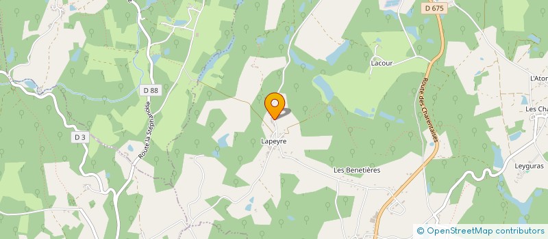 localisation de l'entreprise MONSIEUR OLIVIER DEMAISSAZ  AUGIGNAC