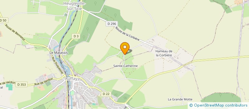 localisation de l'entreprise MONSIEUR OLIVIER DEMANNEVILLE  HEUGLEVILLE-SUR-SCIE