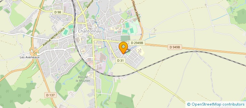 localisation de l'entreprise MONSIEUR OLIVIER DEMEYER  CHANTONNAY