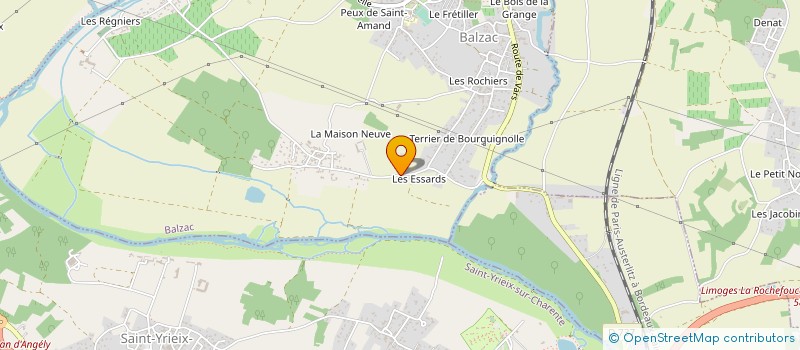 localisation de l'entreprise MONSIEUR OLIVIER DEMOND  BALZAC