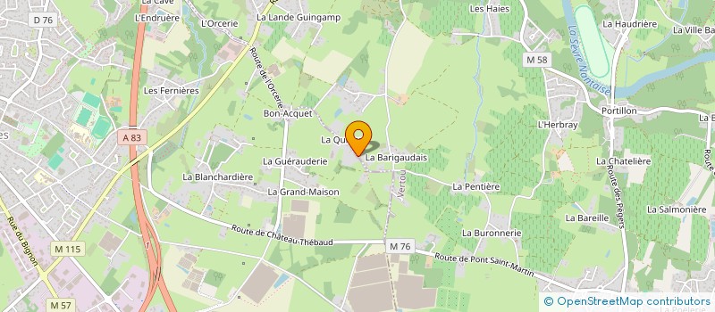 localisation de l'entreprise MONSIEUR OLIVIER DENAIS à LES SORINIERES