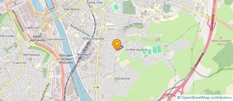 localisation de l'entreprise MONSIEUR OLIVIER DENIEUL à BOULOGNE-SUR-MER
