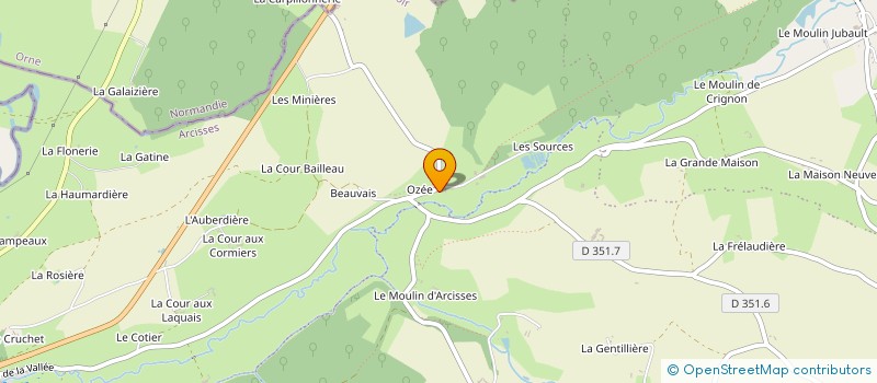 localisation de l'entreprise MONSIEUR OLIVIER DENIS à ARCISSES