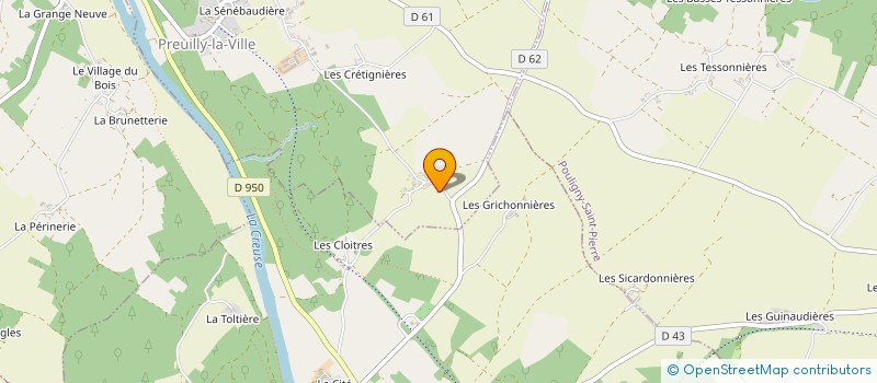 localisation de l'entreprise MONSIEUR OLIVIER DENIS à PREUILLY-LA-VILLE