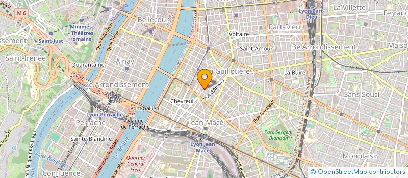 localisation de l'entreprise MONSIEUR OLIVIER DENIS  LYON