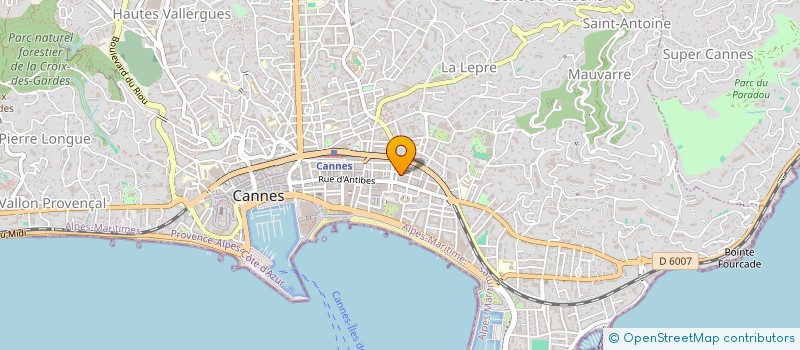 localisation de l'entreprise MONSIEUR OLIVIER DENOEL à CANNES