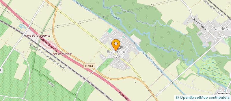 localisation de l'entreprise MONSIEUR OLIVIER DEQUIN  BEAUMONT-SUR-VESLE