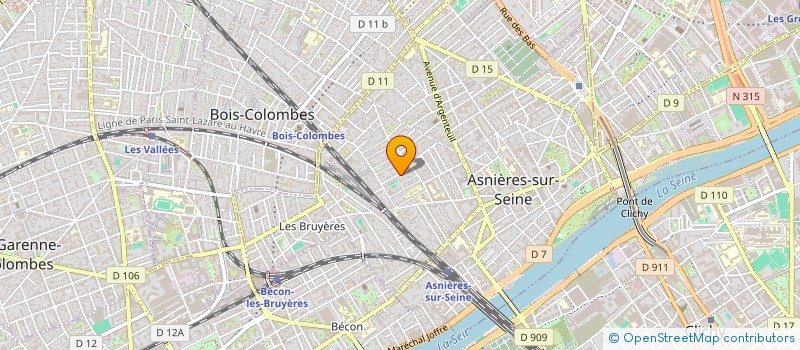localisation de l'entreprise MONSIEUR OLIVIER DERESSE à ASNIERES-SUR-SEINE