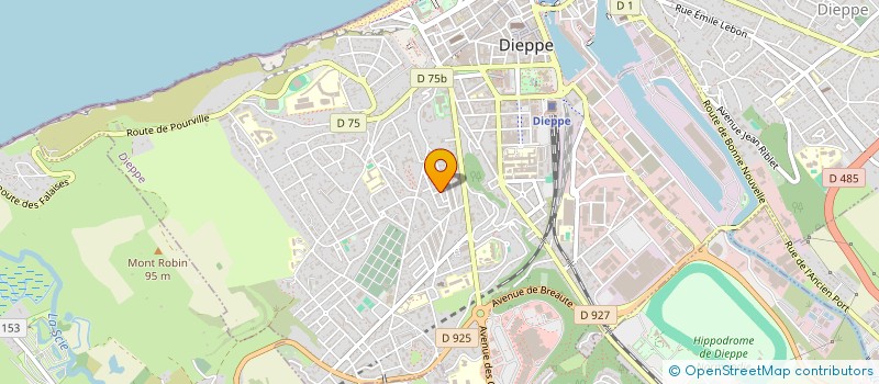 localisation de l'entreprise MONSIEUR OLIVIER DERMIGNY  DIEPPE