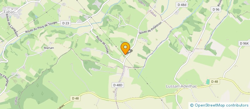 localisation de l'entreprise MONSIEUR OLIVIER DESBARAX  L'ISLE-EN-DODON